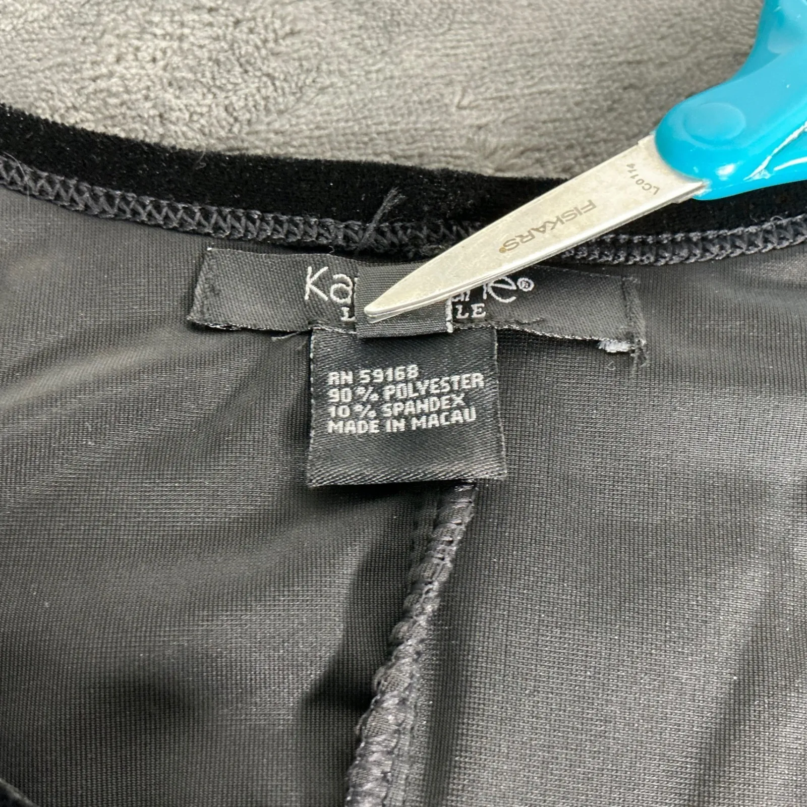 Black‎ Asymmetrical Maxi Dress Floral Embroidery Old Money Quiet Luxury Size Med - Image 7