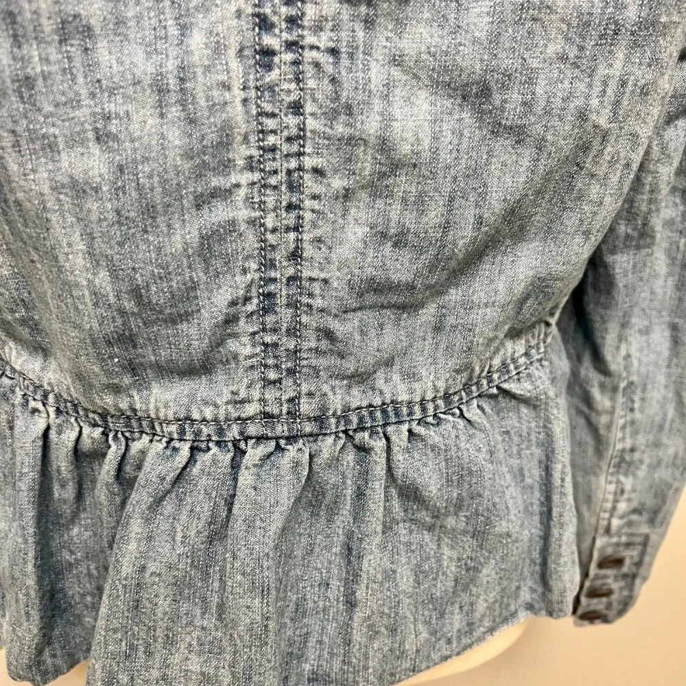 JUICY COUTURE Y2K Denim Jacket Size XL - Image 6