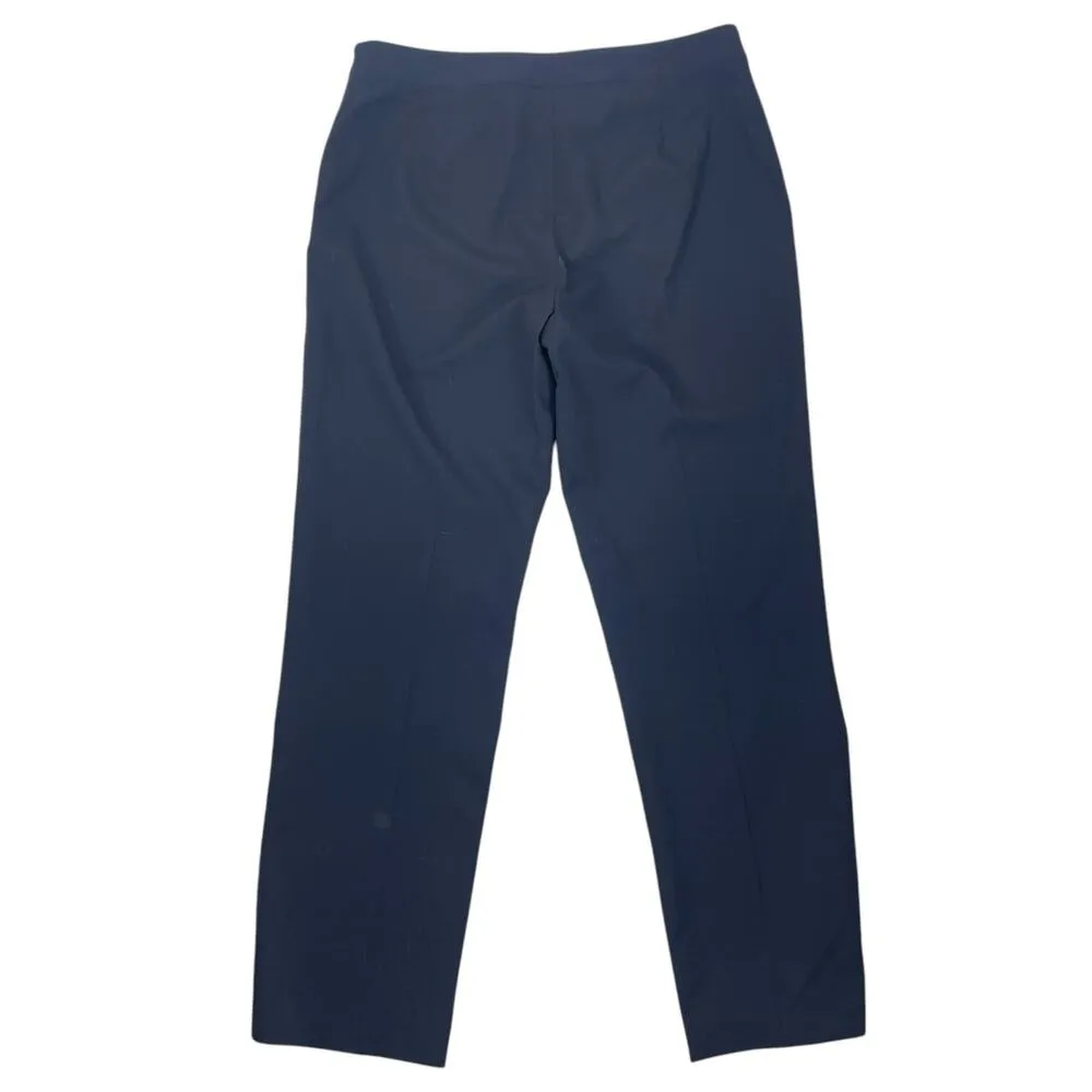 Lafayette 148 Wool Blend Taper Leg Dress Pants Navy Blue Size 0 - Image 5