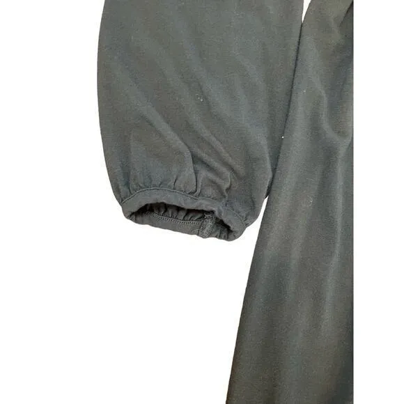 EUC J. Crew Deep Jade Hunter Green Longsleeve Knee Length Scoop Neck Dress‎ - Image 3