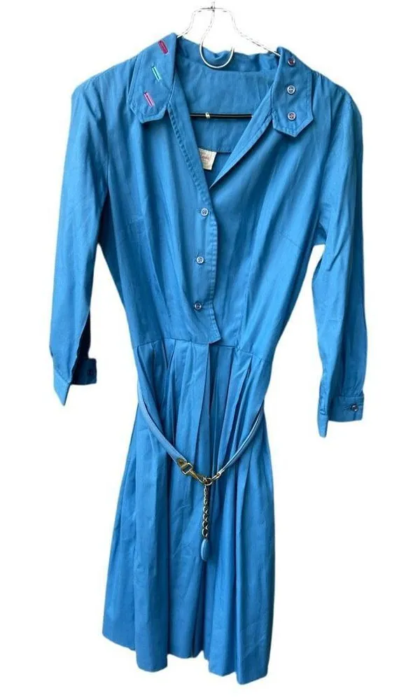 sears denim dress Sears Denim Dress 70's Maternity