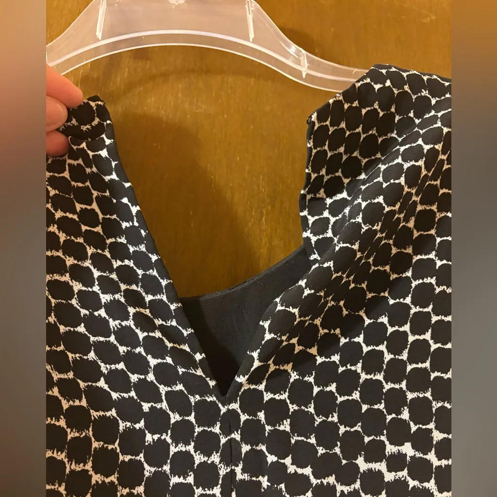 NWT Jonathan Simkhai black printed layered silk mini dress Size M - Image 6