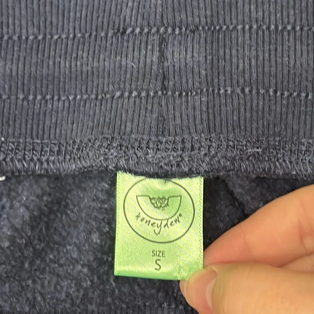 Honeydew Intimates Over the Moon Celestial Embroidered Navy Joggers Sweatpants S Blue - Image 9