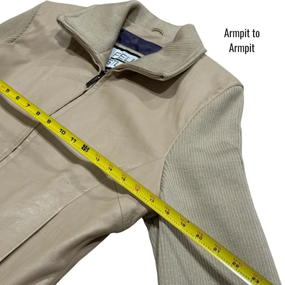 Vintage Pelle Studio Wilson's Leather Granola Girl Penny Lane Jacket Size L Tan Size L - Image 10