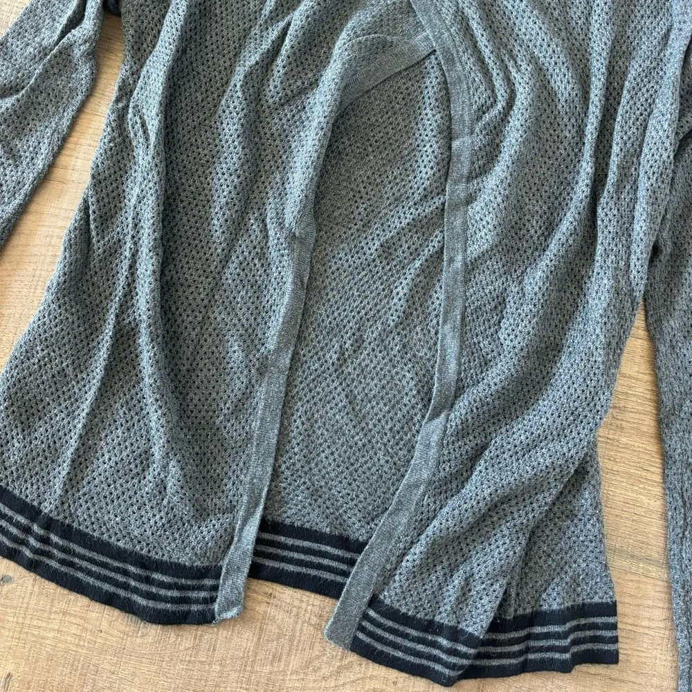rag and bone nikki split back gray sweater - Image 7