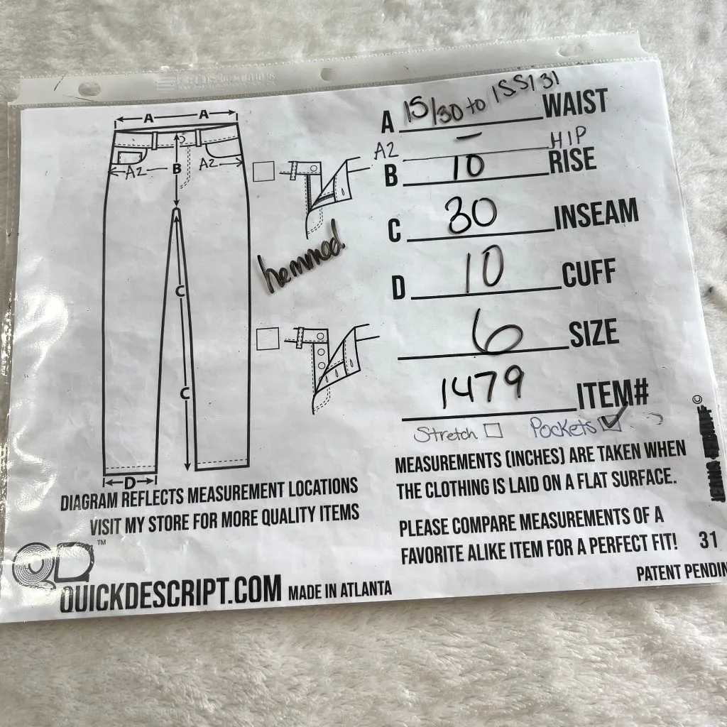 Ann Taylor High Rise Flare‎ Denim Jeans Womens Size 6 Blue Modern Classic Casual - Image 3