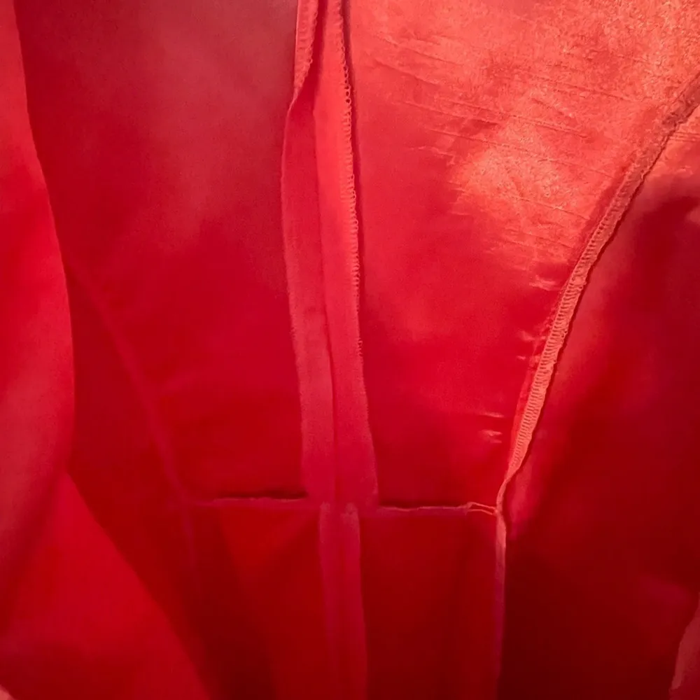 Vintage custom made sheath dress with floral, beaded chiffon jacket. Pink Size L - Image 11