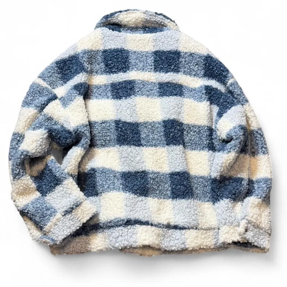 POL Plaid Sherpa Jacket - Image 3