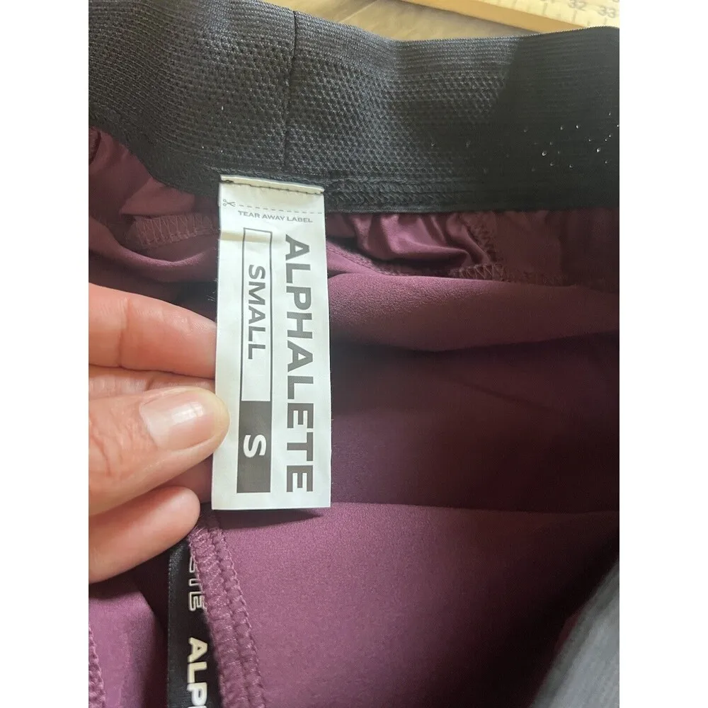 Alphalete Women’s Infinity Studio Pants - Burgundy, Size Small - Image 11