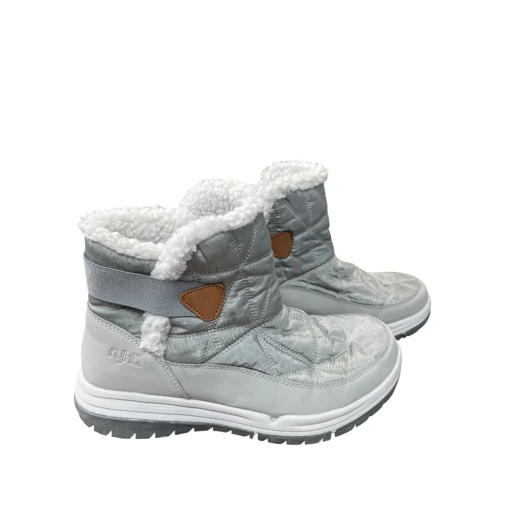 Ryka Aubonne Gore Womens gray Quilted Winter Boots Size 7.5W SKU 9029 - Image 14