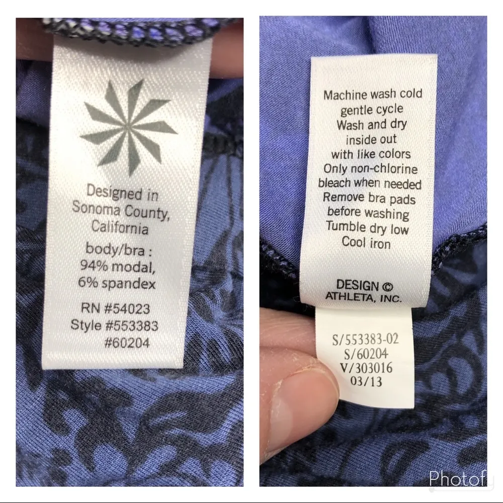 Athleta Rio Maxi Dress Racerback Purple Printed - Image 8