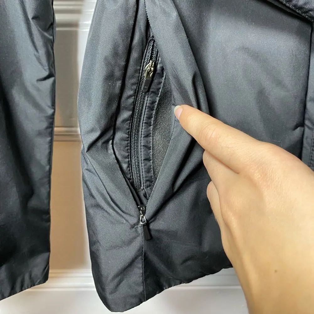 Pendleton | Lightweight Belted Puffer Jacket with Fox Fur Trim - Image 6