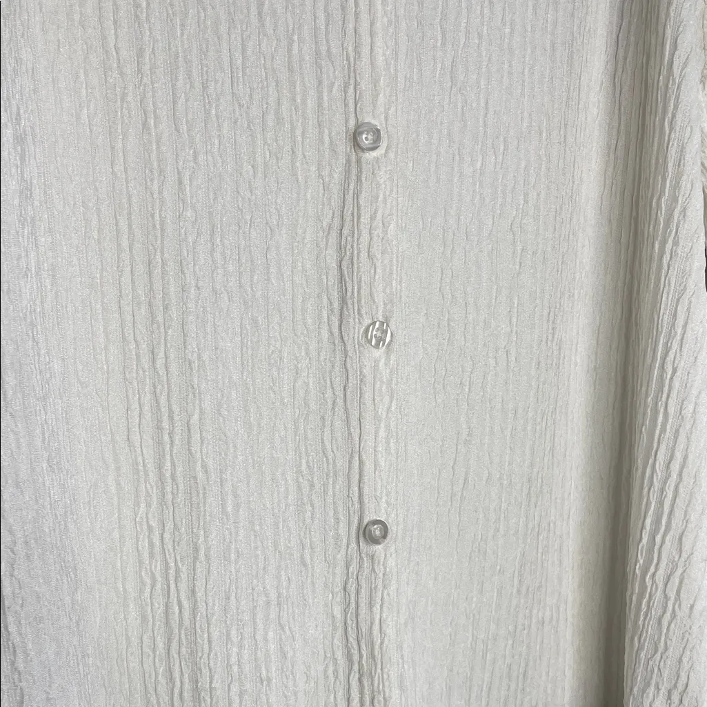 Adrianna Papell Textured White Top - Image 4