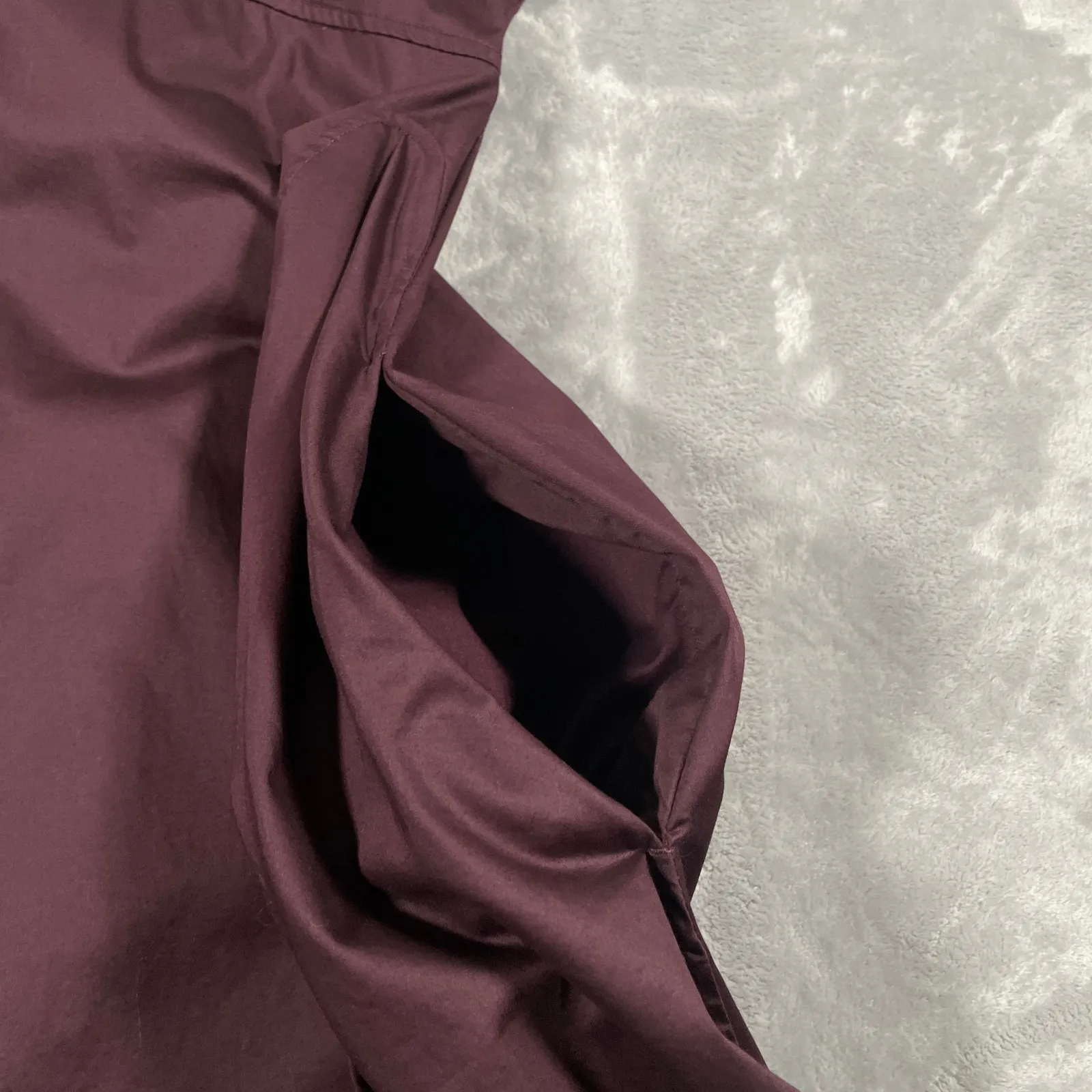 COS Dress 6 Puff Sleeve Midi Prairie Cottage Milkmaid Witchy Goth Flowy Pleated - Image 9