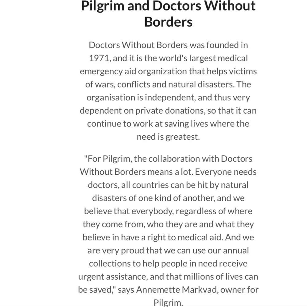 Rare Pilgrim MSF Triple Chain Pendant Necklace - Image 16