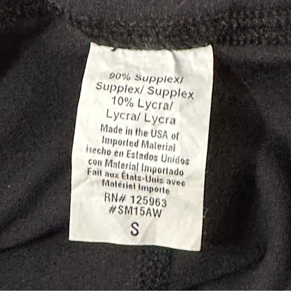 Beyond Yoga Women’s Size S Black Blue Gray Colorblock Cropped Leggings - Image 5