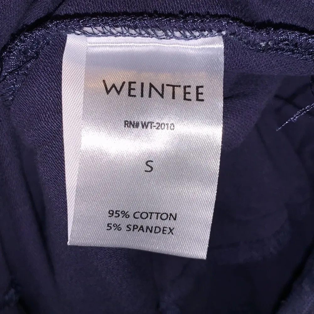 Amazon Weintee navy blue stretchy capri sweatpants - Image 8