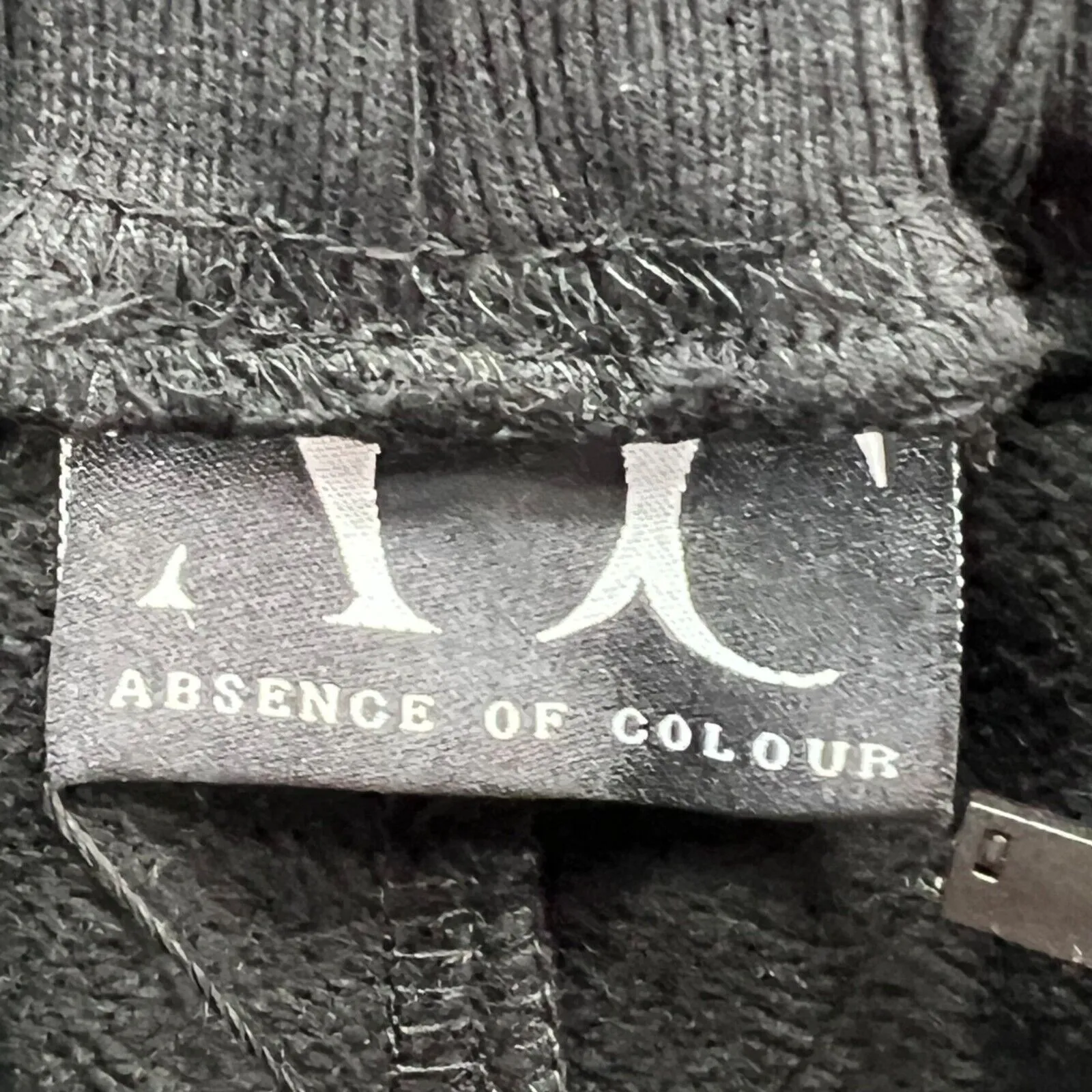 Absence Of Colour Pants Womens XS Roma Jogger Sweatpants Spellout Streetwear NEW Black - Image 11