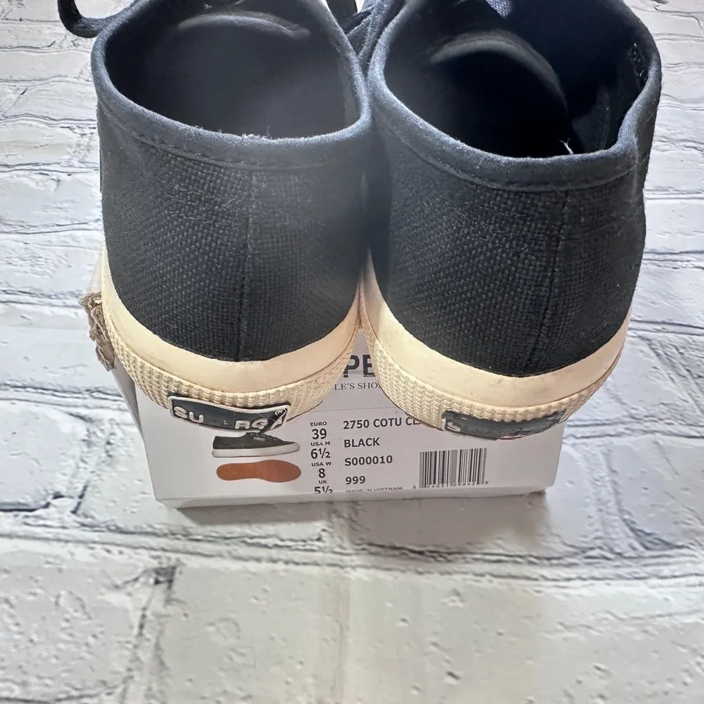 Superga 2750 Cotu Sneakers in Black - Image 5