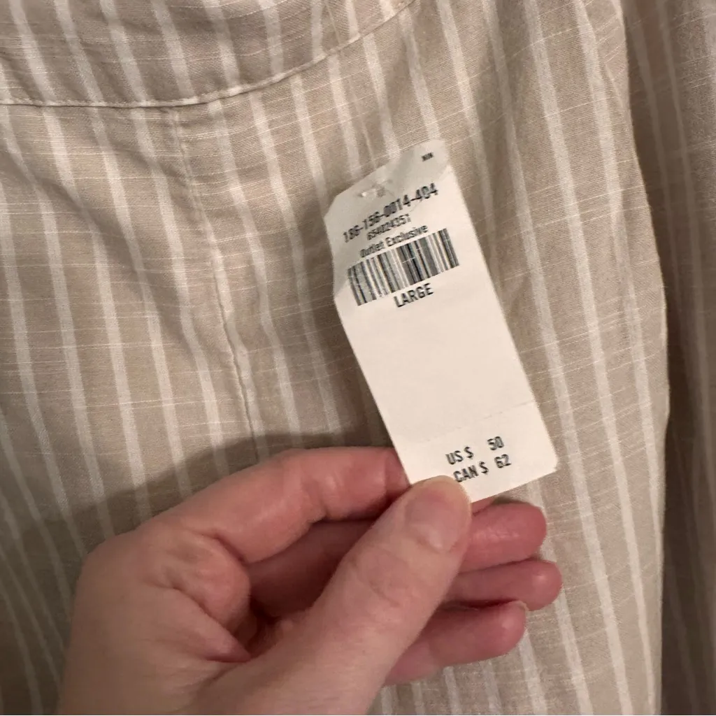 ABERCROMBIE Striped Linen Pants - Image 4