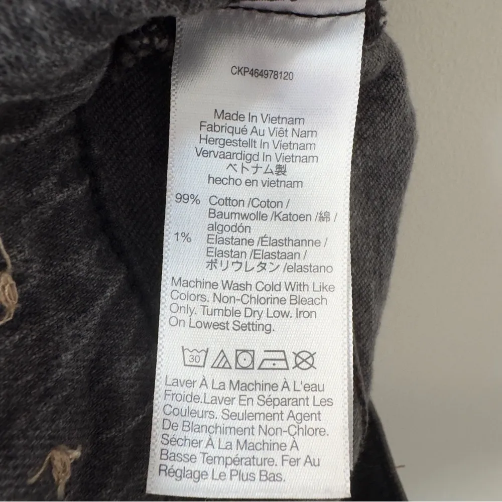 Madewell The Perfect Vintage Jean Gray Denim Zip Button Casual Pockets Belt loop - Image 10