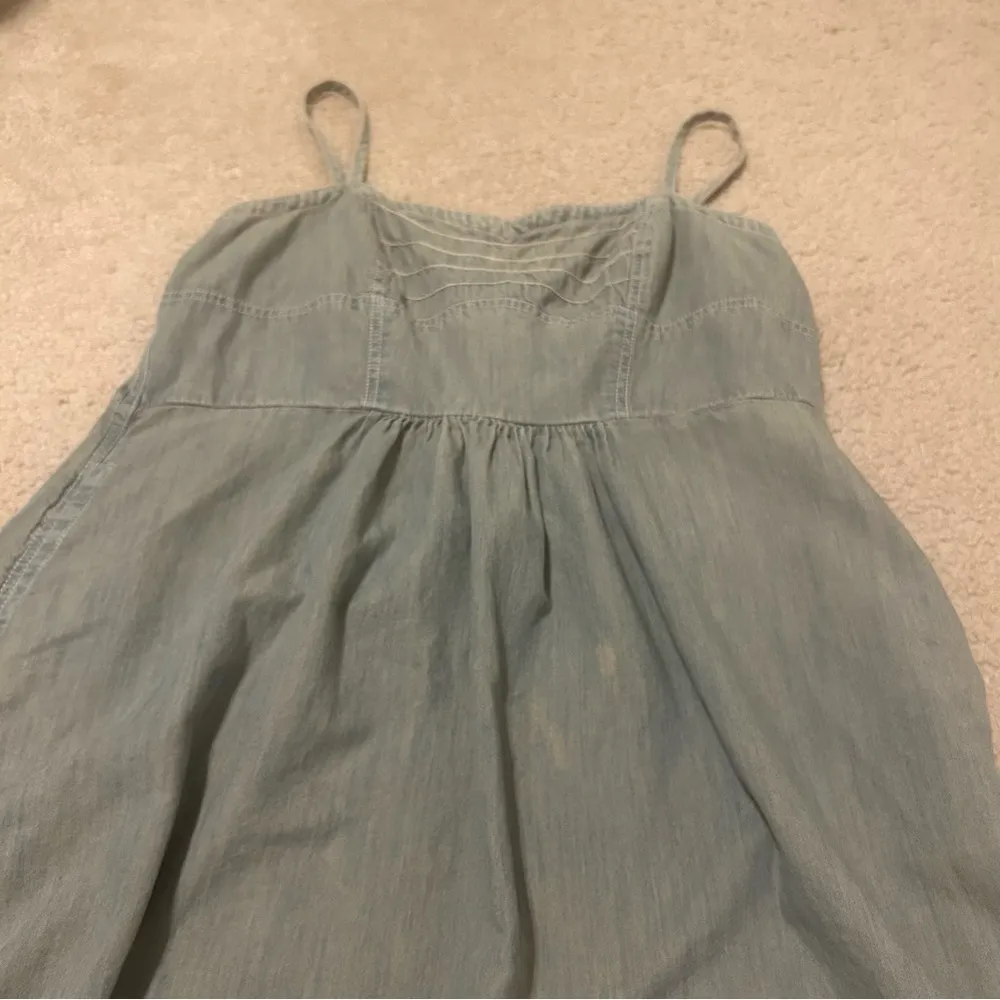 MOSSIMO Spaghetti Strap Denim Dress POCKETS - Image 2