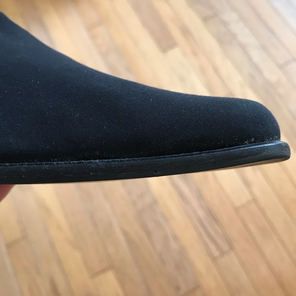 Salvatore Ferragamo Sport Black Nylon Square Toe - Image 8