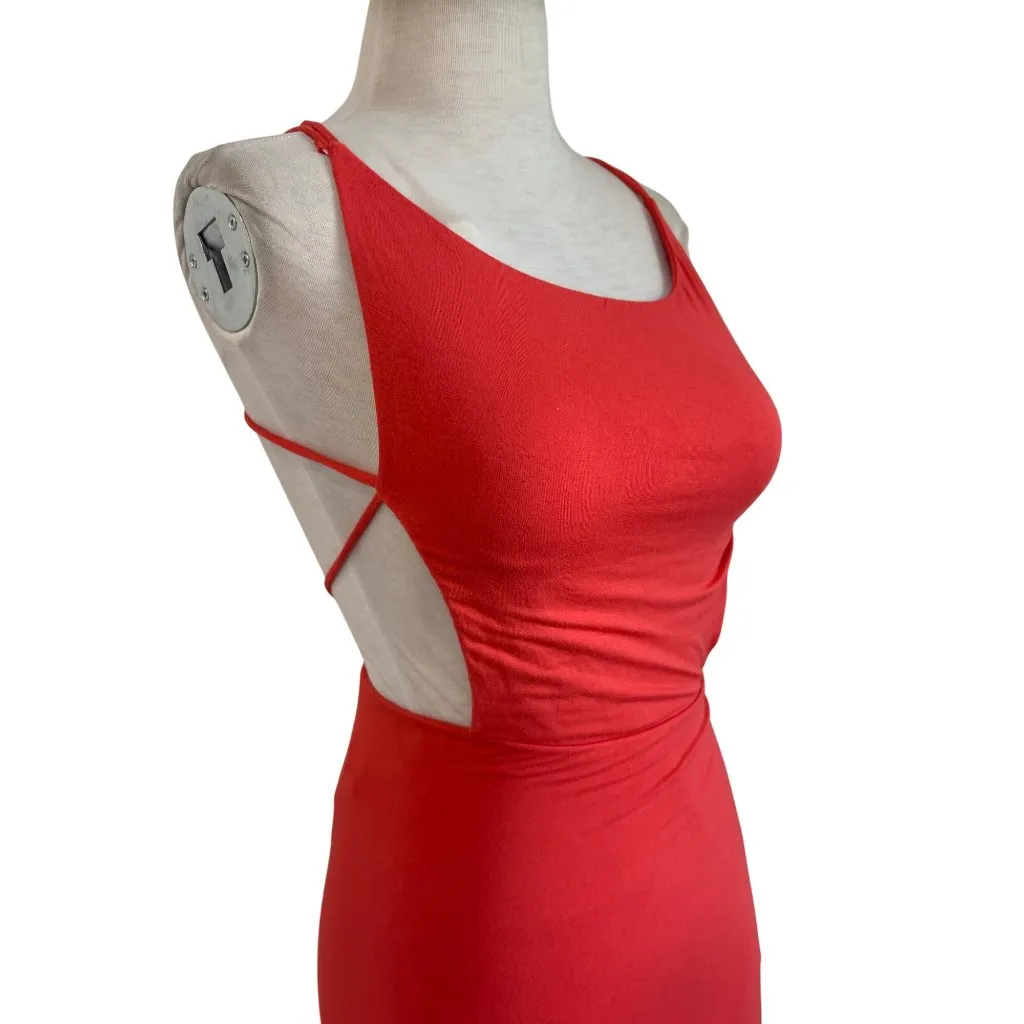 Indah Tamri Maxi Dress in Spritz Medium New Womens Stretch Jersey Long Gown - Image 5