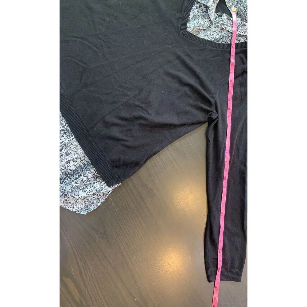 Adrianna Papell‎ Layered Sweater Shirt Tunic Top Women XL Office Church Career - Image 11