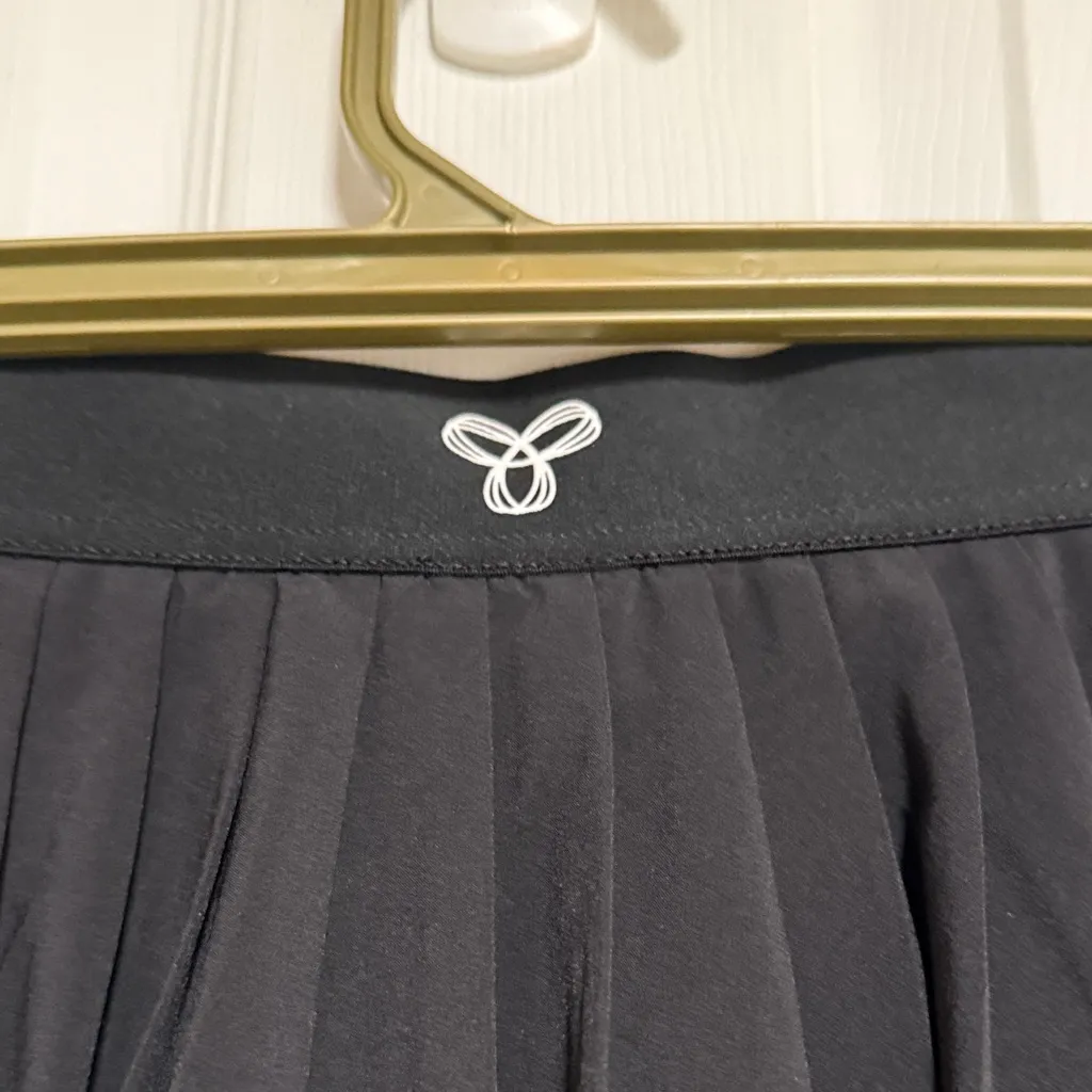 TNA Black Pleated Mini SkortSkirt Size M - Image 5