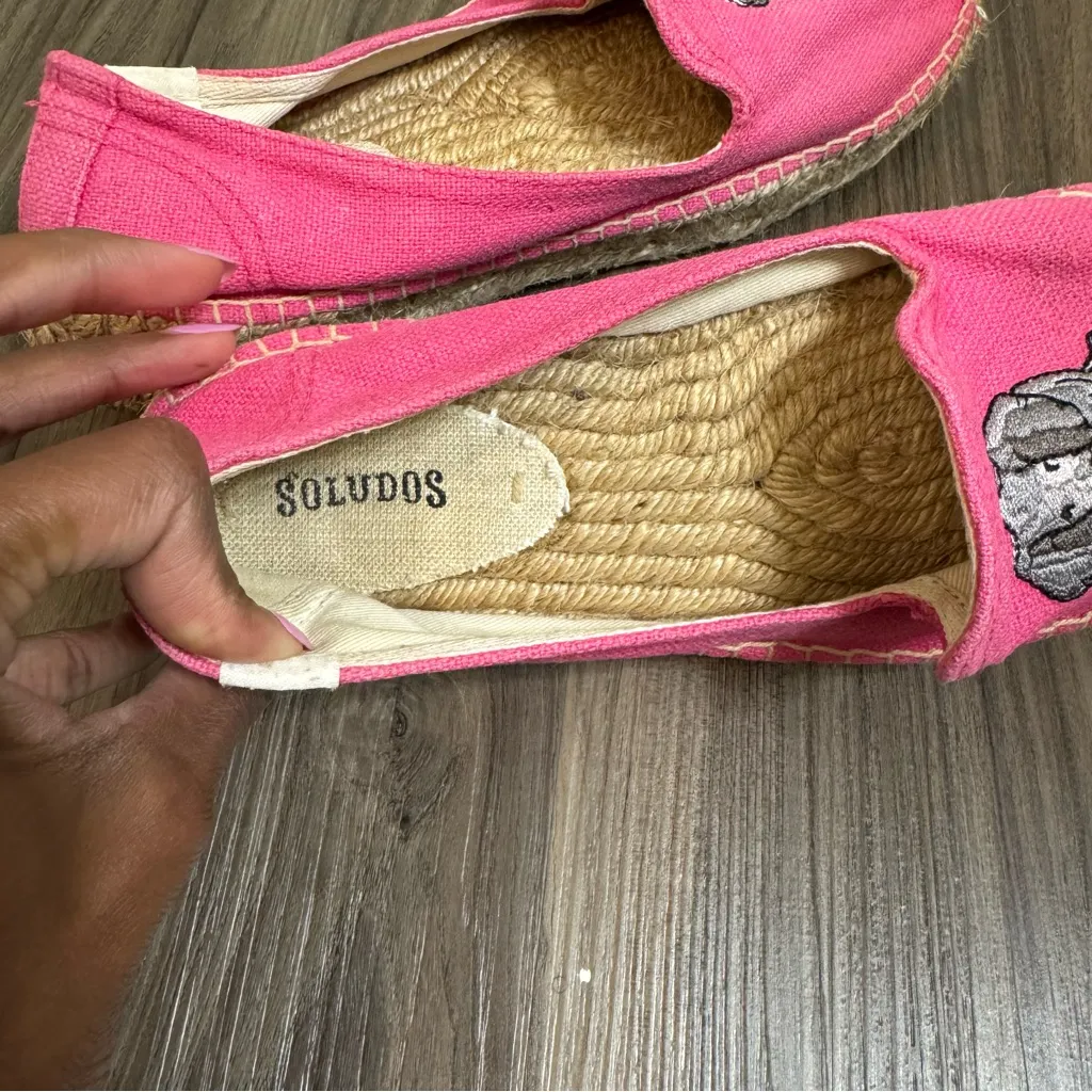 Soludos Elephant Smoking Slipper Espadrille Shoes - Image 9