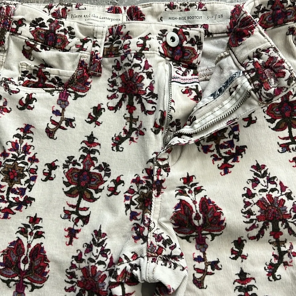 Anthro’s Pilcro and the Letterpress High-Rise Bootcut Retro Cords Pants Size 28 - Image 7