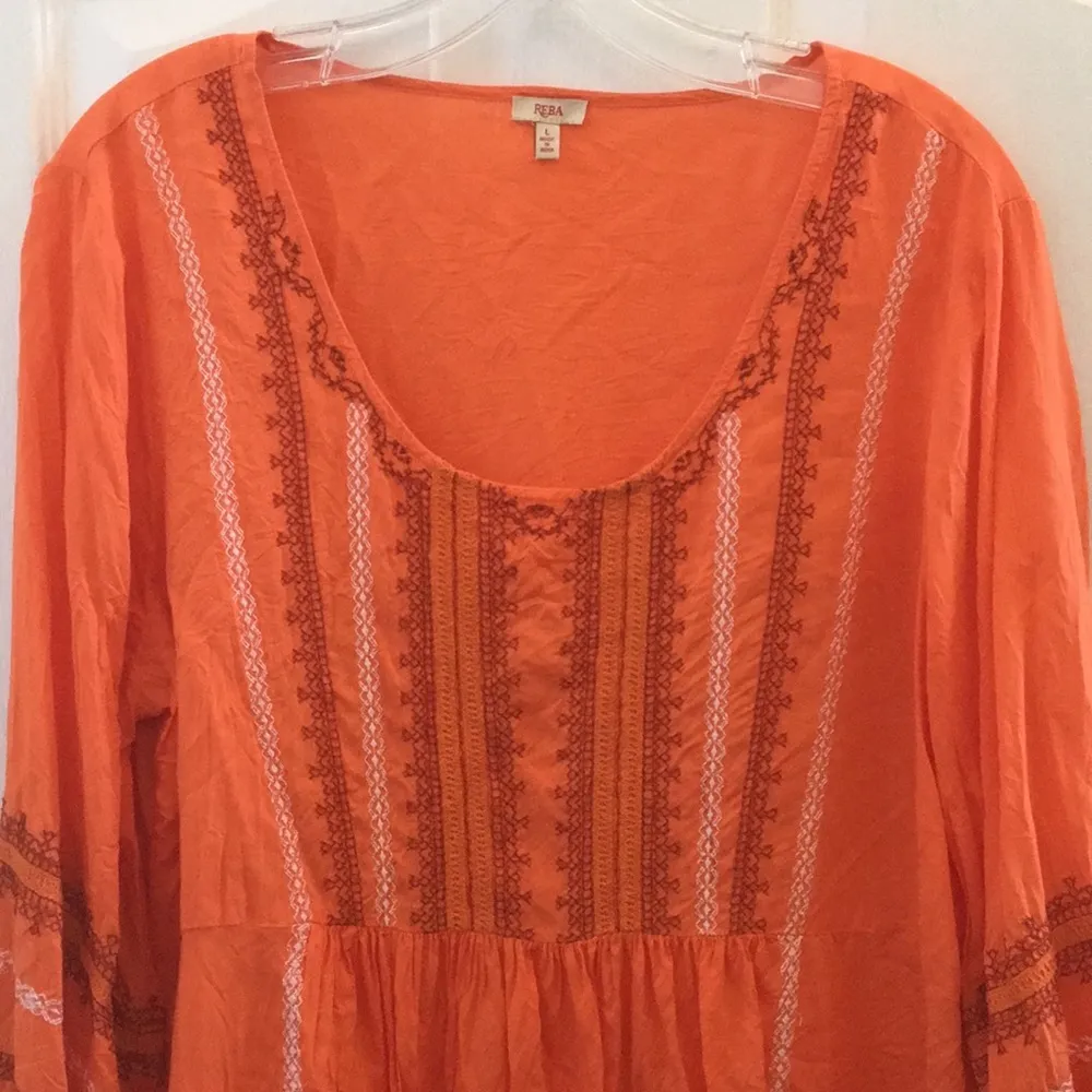 FINAL MARKDOWN Reba peasant blouse large - Image 2