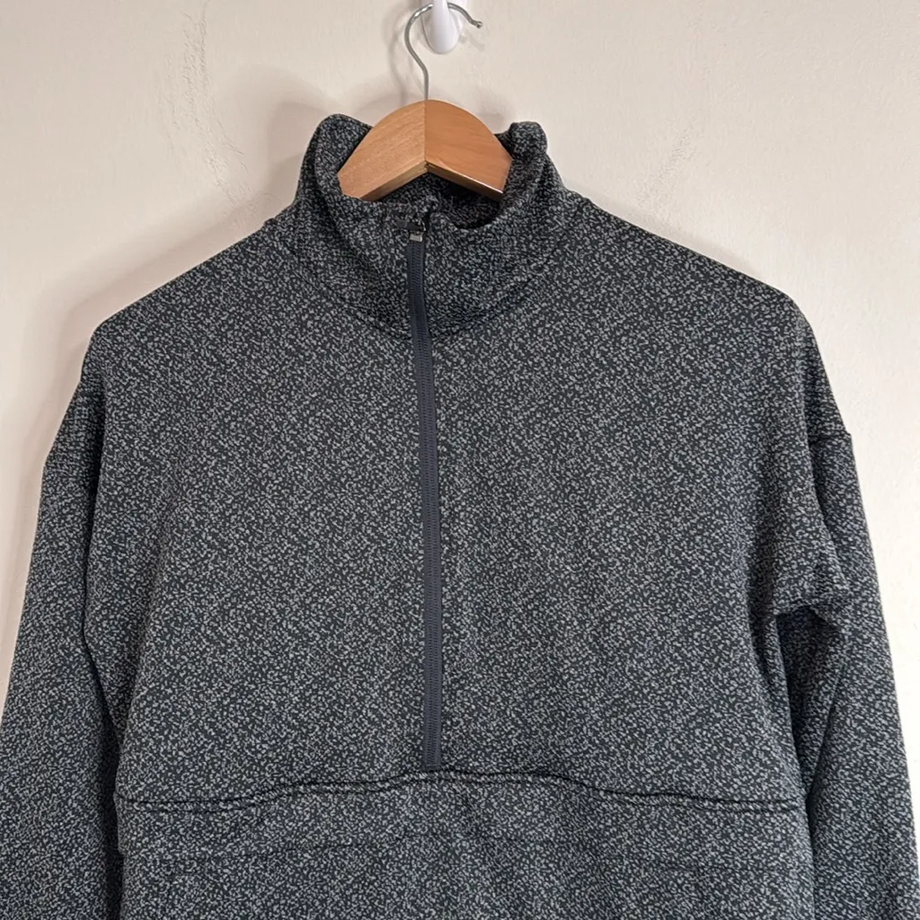 Mondetta Geo Charcoal 1/2 Zip Pullover Active Popover Combo Jacket size S - Image 3