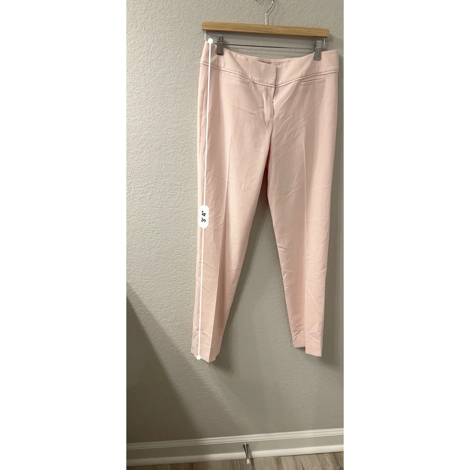 White House Black Market Women's The Slim Ankle Pants Size 6 Rose Smoke - Image 6