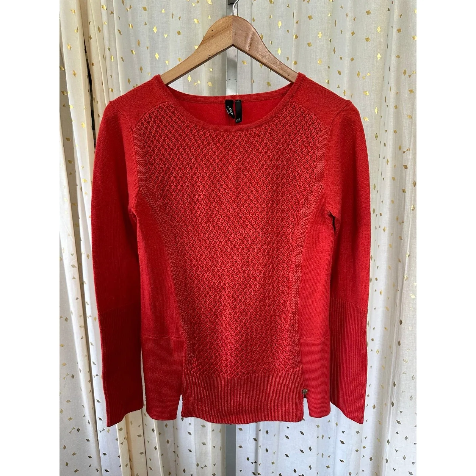 Ravel Women's Mixed Knit Crochet Cross - Image 2