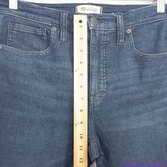 NEW Madewell‎ 10" High-Rise Skinny Jeans in Bensley Wash, 28 - Image 11
