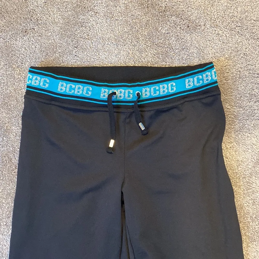 BCBGMaxAzria Black/Blue Two Piece Lounge/Tracksuit Set SIZE S - Image 9