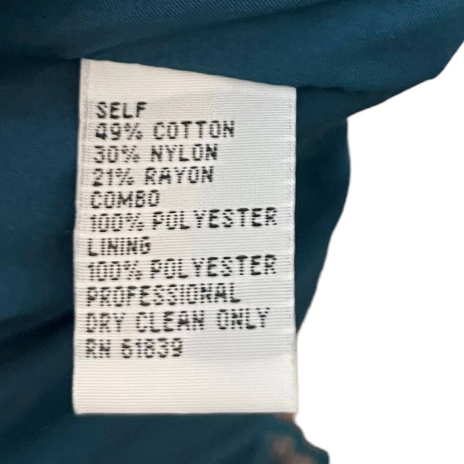 Teri Jon Off Shoulder Lace Dress Bell Sleeves Teal Size 4 Fit and Flare Blue - Image 9