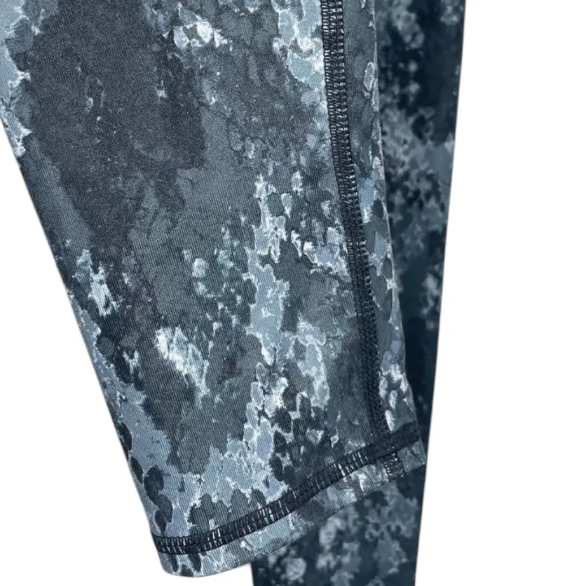 ALO YOGA PYTHON SNAKESKIN AIRBRUSH GRAY BLUE LEGGING PANTS S - Image 6