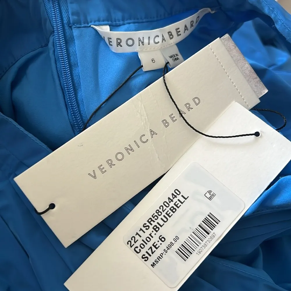 Veronica Beard Radley Halter Neck Hi-Low Dress Size 6, New w/Tag $498 SOLD OUT! - Image 9