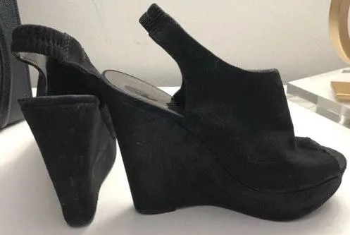 DSW BLACK WEDGES - Image 3