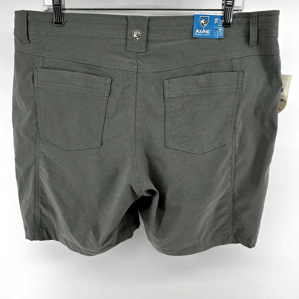 Kuhl Trekr Shorts 8" Trail Hiking Casual Stretch Lightweight Stone 16 NWT - Image 8