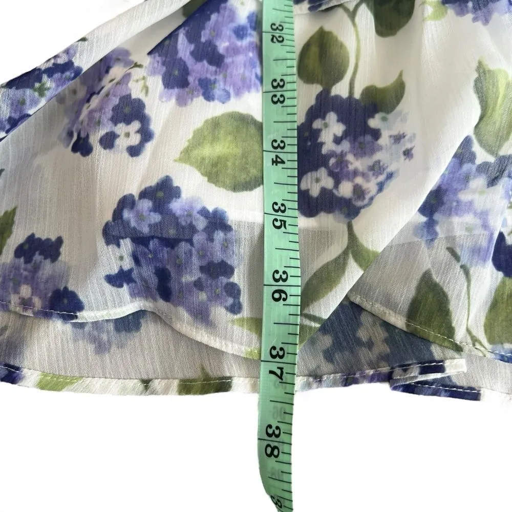 Amanda Uprichard Adelina Floral Tiered Midi Dress S - Image 9