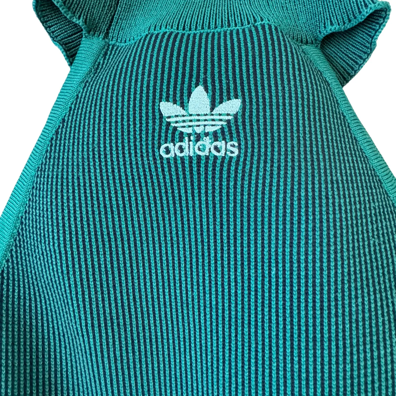 Adidas Ivy Park Green Knit Logo Bodycon Dress - Image 5
