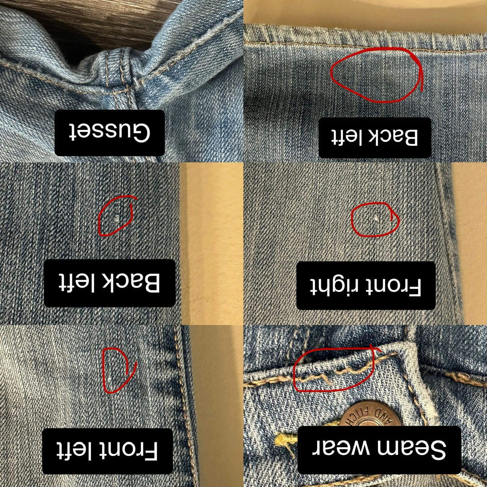 VTG Y2K Abercrombie & Fitch Light Wash Blue Emma Low-Rise Flare Bootcut Jeans 2R - Image 13