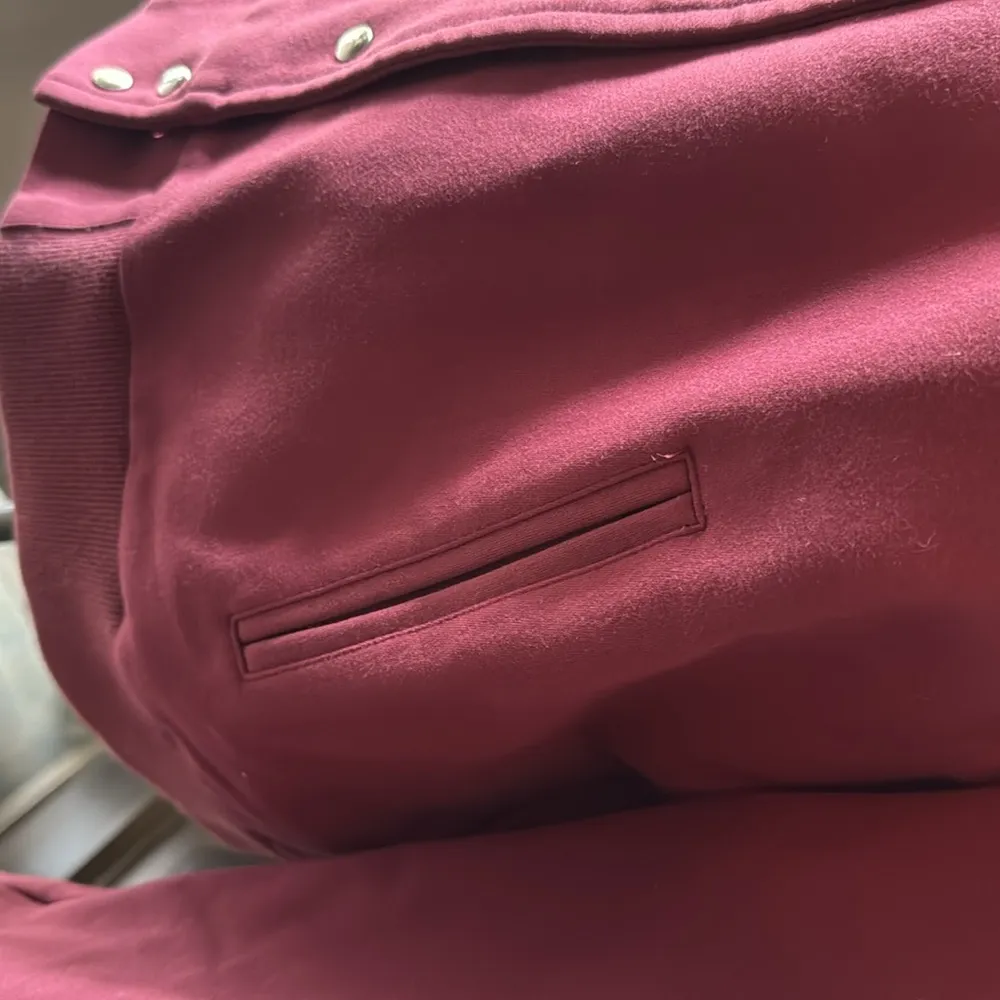 Dip burgundy bomber jacket size xl Red - Image 2