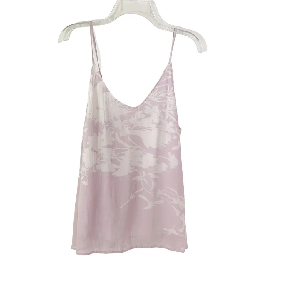 All Saints Ally Futurae Camisole Floral Top Blouse Purple Size 6 NWT - Image 5