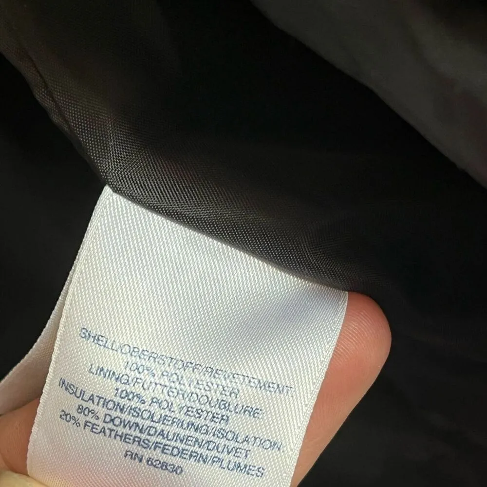 Lands End Black Puffer Jacket. Size Small. - Image 5