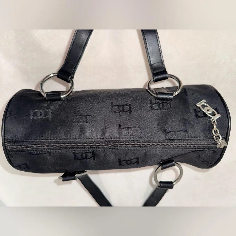 Vintage Y2K BEBE Black Women’s Mini Shoulder Monogram‎ Bag - Image 10